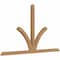 Ekena Millwork Richland Timber Gable Bracket, Western Red Cedar, 96"W x 56"H x 3 1/2"D x 3 1/2"F, 14/12 Pitch GBW096X56X0404RIC00SWR - alternate 4